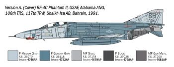 RF-4 C/E Phantom II. Kit plástico escala 1/72.