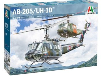 AB-205/UH-1D. Kit plástico escala 1/48.