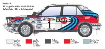Lancia Delta HF Safari Integrale 16V Safary rally 1991.