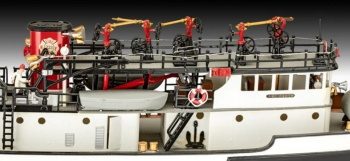 The Firefighter Habor Fire Boat. Kit plástico escala 1/87