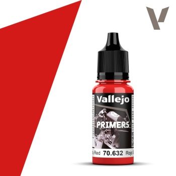 Primer color rojo sanguinea, 18ml.