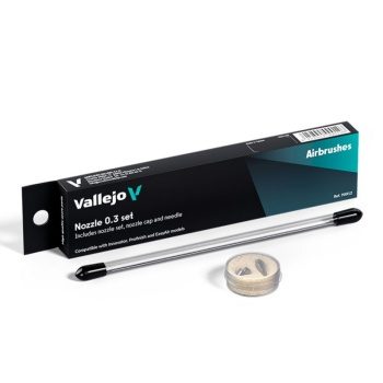 Vallejo Recambio aguja 0.3 y obturador.