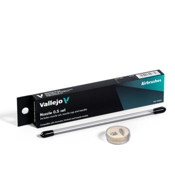 Set de recambio de aguja y obturador de 0.5mm.