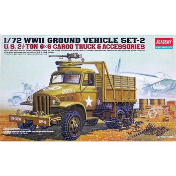 U.S. 2.5ton CARGO TRUCK y accesorios, escala 1/72.