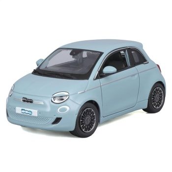 Fiat 500e (2023) azul claro.