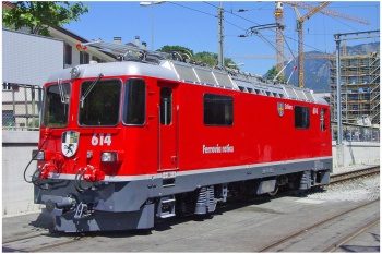 Locomotora RhB Ge 4/4 II 614 Schiers, época VI. Digital con Sonido.
