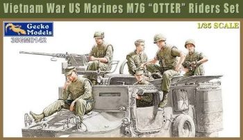 Vietnam War US Marines M76 OTTER Riders set. Escala 1/35.
