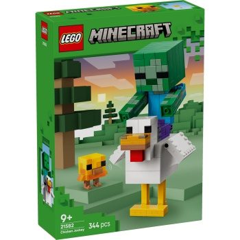 MINECRAFT Chicken Jockey, 344 piezas.