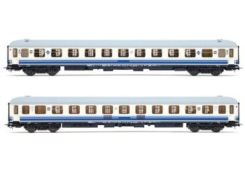 Set de 2 coches RENFE «Estrella Rías Bajas», Bc10x-12600 literas, deco