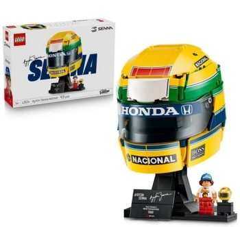 Casco Ayrton Senna Helmet, 931 piezas.