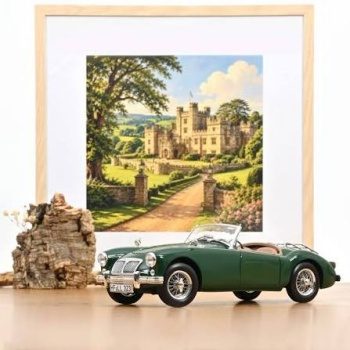 MGA 1955 British Racing Green.