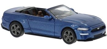 Ford Mustang VI convertible color azul.
