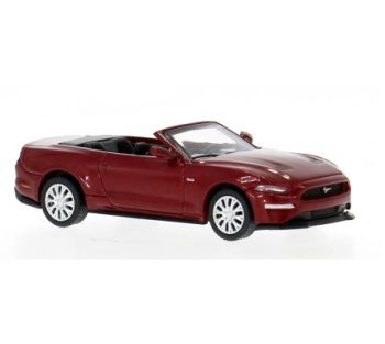 Mustang VI Convertible color rojo
