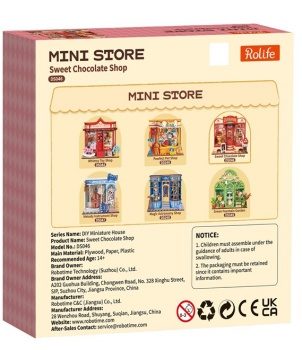 Mini Store Sweet Chocolate Shop.