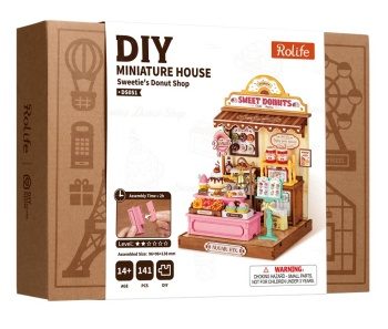 Miniature House Sweeties Donut Shop.