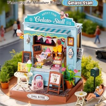 Miniature House Gelato Stall.