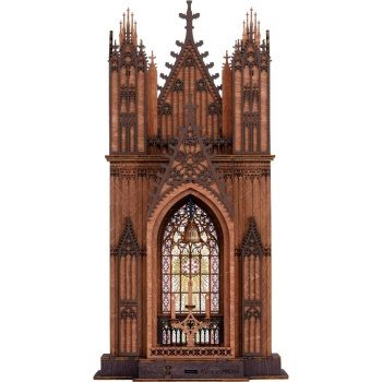Rose Window Cathedral Twin-tower Cathedral.