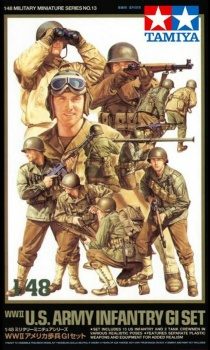 WW II U.S. Army Infantry GI SSET escala 1/48.