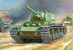 Soviet heavy tank KV-1, escala 1/35.