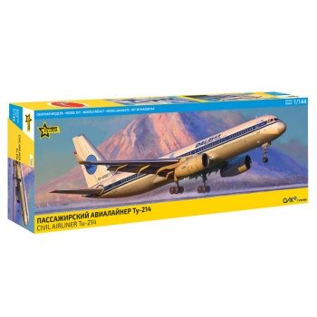 Civil Airliner Tu-214, kit plástico escala 1/144.