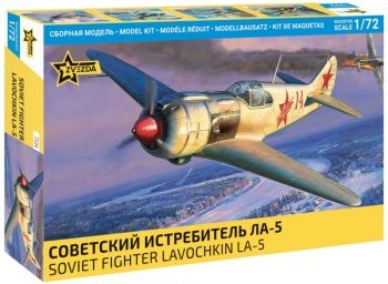Soviet fighter lavochkin LA-5. Escala 1/72.
