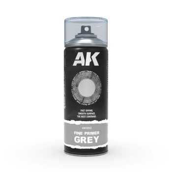 Imprimación fina Spray color gris, 400ml.