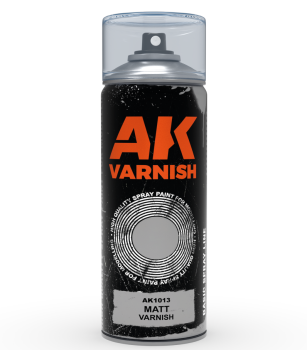 Barniz mate, spray 400ml.
