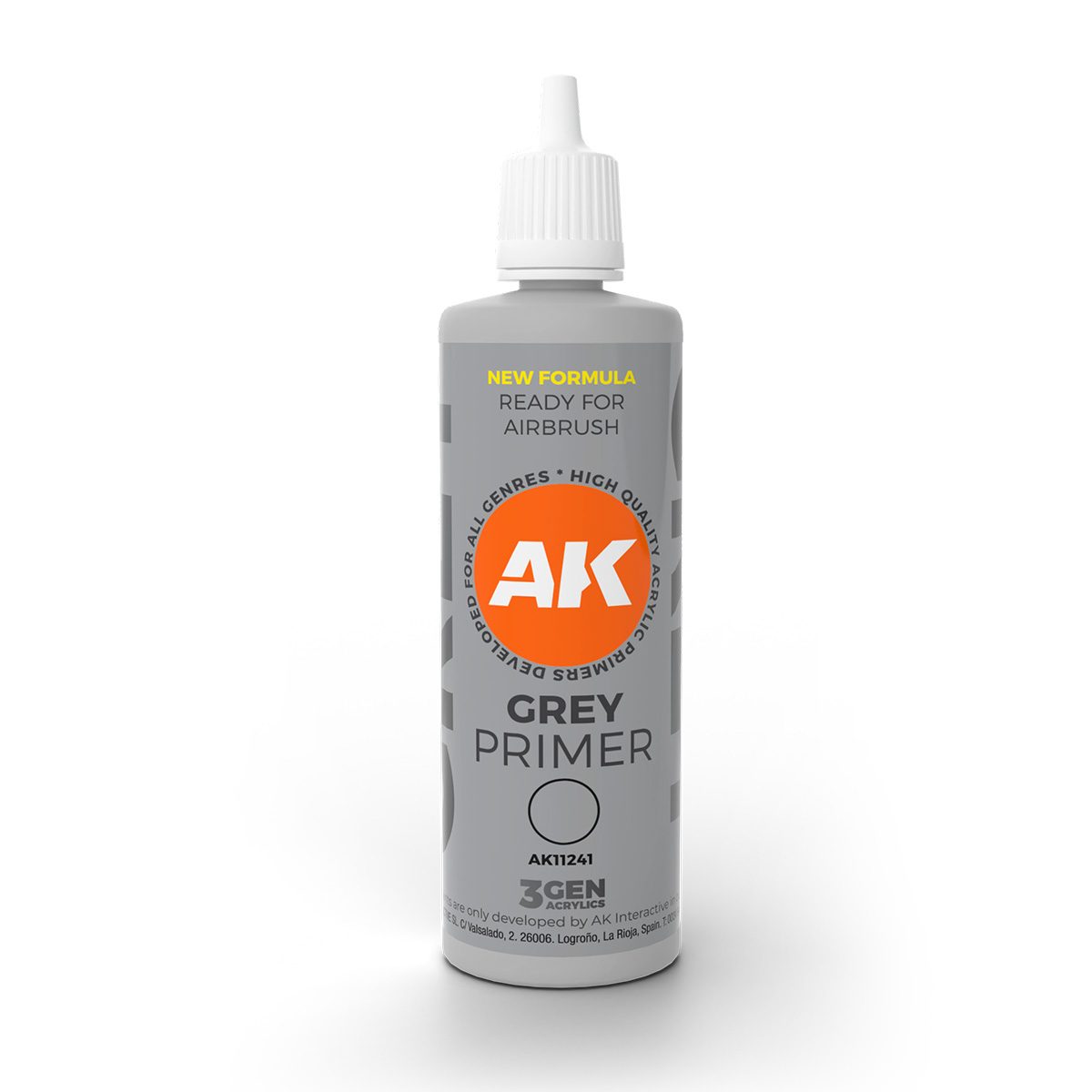 Imprimación color gris 3GEN Acrylic, 100ml