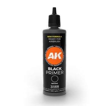 Imprimación color negro 3 GenAcrylics, 100ml.