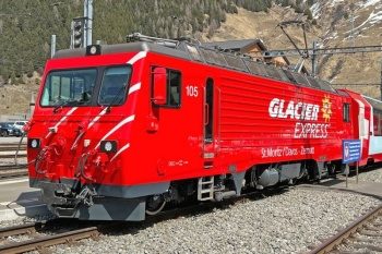 Locomotora eléctrica MGB HGe 4/4II 105 Glacier Express.