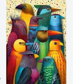 Club de las Aves, 1000 piezas.