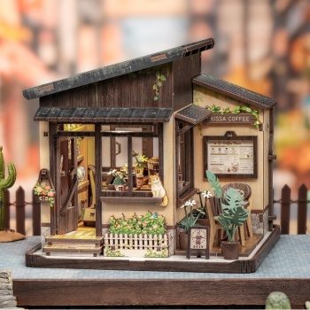 Diy Miniature House KISSA COFFE.