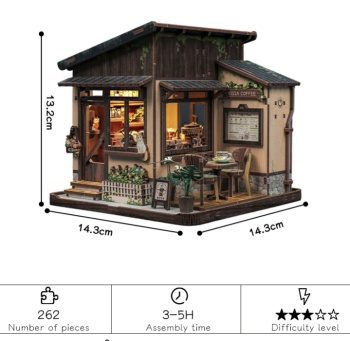 Diy Miniature House KISSA COFFE.