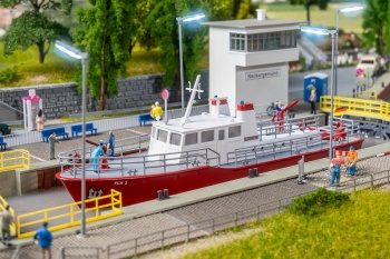 Barco de bomberos.