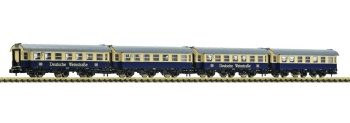 Set de cuatro coches pasajeros Deutsche Weinstraße, tipo B3yg 761