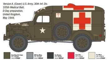 Dodge WC-54 Ambulance. Kit plástico escala 1/35.