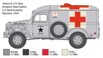 Dodge WC-54 Ambulance. Kit plástico escala 1/35.