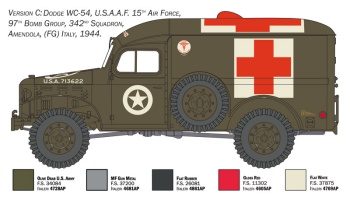 Dodge WC-54 Ambulance. Kit plástico escala 1/35.