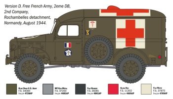 Dodge WC-54 Ambulance. Kit plástico escala 1/35.