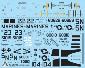 AH-1T Sea Cobra. Kit plástico escala 1/48.