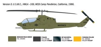 AH-1T Sea Cobra. Kit plástico escala 1/48.