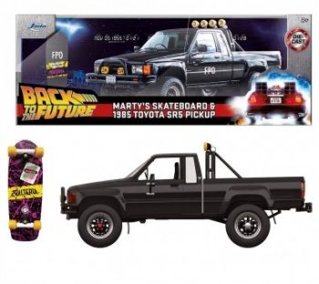 Marty skateboard 1985 Toyota SR5 Pickup.