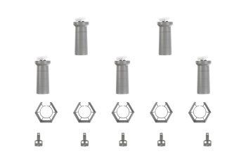 Set pilares para viaducto vía única, 5 piezas.