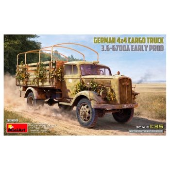 German 4x4 Cargo truck type 3.6-6700A.