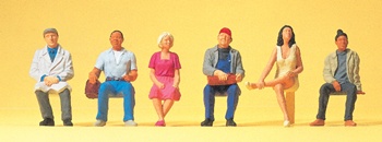 Personajes sentados