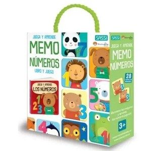 Juega y aprende MEMO Números. Libro y juego.