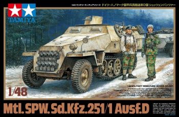 Mtl. SPW Sd. Kfz 251/1 Ausf. D. Kit plástico escala 1/48.