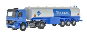 MB Actros 2 ejes con remolque decoración ARAL.
